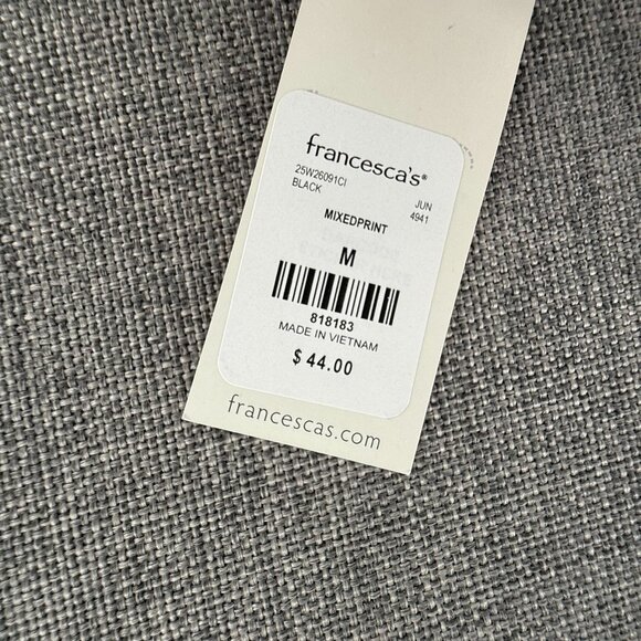 NEW! Three Pink Hearts By Francescas Dress‎ Sleeveless Medium $44 Floral V-Neck - Picture 10 of 13